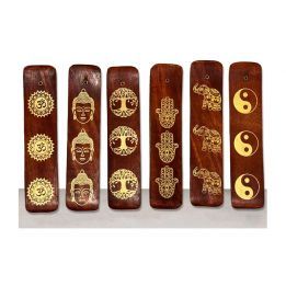 Incensario Madera TABLA Sheeshami-6 Diseños